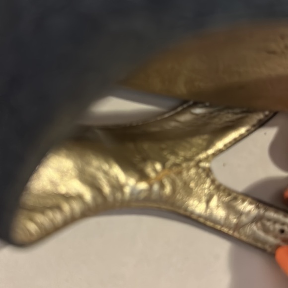 BANDOLINO Blue jean sandals pre owned - Picture 6 of 9